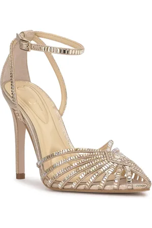 Jessica Simpson Paveri 2 Pointed Toe Ankle Strap Pump in at Nordstrom, Size 9