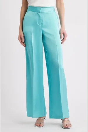Tahari ASL Wide Leg Satin Pants in at Nordstrom, Size 10
