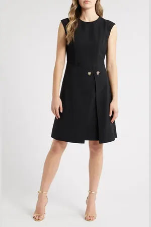 Eliza J Sleeveless A-Line Dress in at Nordstrom, Size 16
