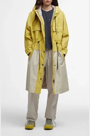 Barbour Evie Showerproof Longline Raincoat in at Nordstrom, Size 10 Us