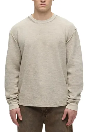 Hudson Textured Long Sleeve T-Shirt in at Nordstrom, Size Medium