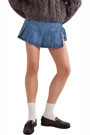 Free People Stephie Denim Skort in at Nordstrom, Size 27
