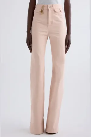 Chloé Pineapple Charm High Waist Twill Pants in at Nordstrom, Size 4 Us