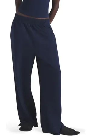SKIMS Cotton Blend Jersey Wide Leg Pants in at Nordstrom, Size 3X