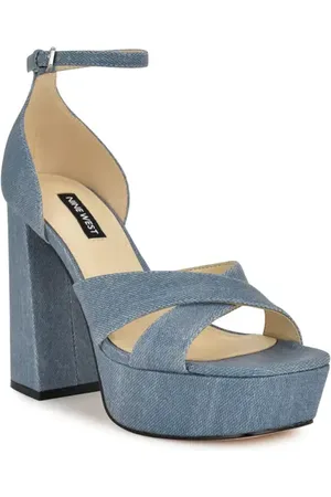 Nine West Vicky Ankle Strap Platform Sandal in at Nordstrom, Size 7