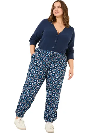 Fat Face Plus Size Lyme Batik Geo Trouser Pant in at Nordstrom, Size 14