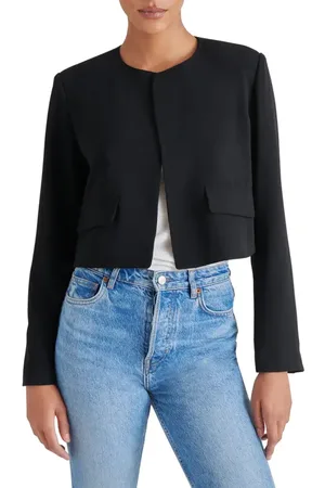 Steve Madden Serene Crop Blazer in at Nordstrom, Size X-Small