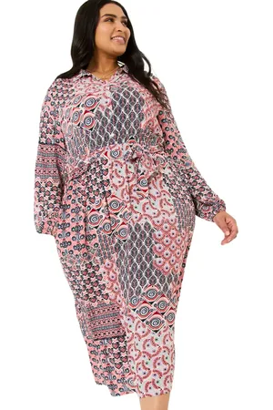 Fat Face Plus Size Scheana Geo Dress in at Nordstrom, Size 14