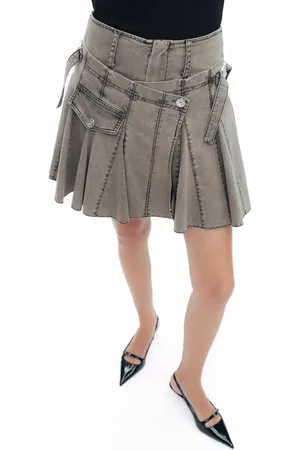 Nocturne Pleated Mini Skirt in at Nordstrom, Size X-Small