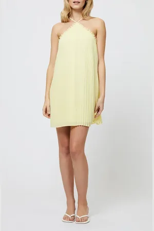 French Connection Sunburst Pleated Georgette Minidress in at Nordstrom, Size X-Large