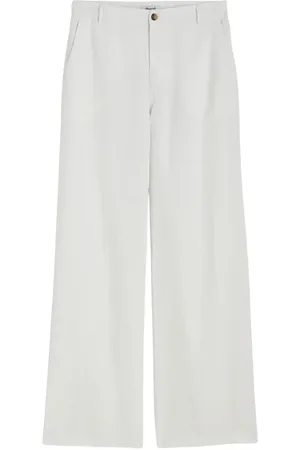 Madewell The Zoe Relaxed Wide Pant Linen Pants in at Nordstrom, Size 4