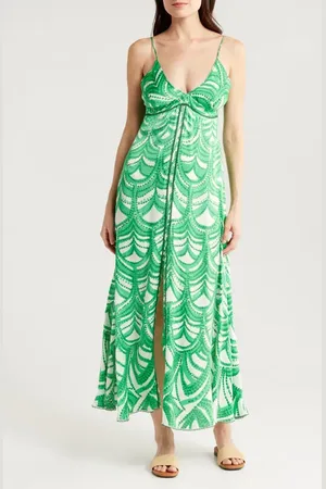 POUPETTE ST BARTH Denise Print Cover-Up Maxi Dress in at Nordstrom, Size X-Large