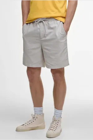 Barbour Relaxed Fit Linen & Cotton Drawstring Shorts in at Nordstrom, Size Medium