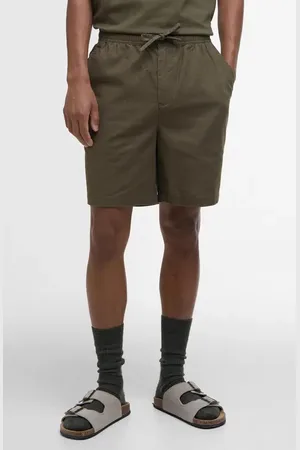 Barbour Relaxed Fit Linen & Cotton Drawstring Shorts in at Nordstrom, Size Small