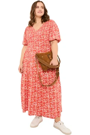 Fat Face Plus Size Danielle Midi Dress in at Nordstrom, Size 14
