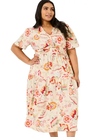 Fat Face Plus Size Gigi Midi Dress in at Nordstrom, Size 16