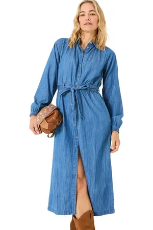 Fat Face Abi Denim Midi Dress in at Nordstrom, Size 2