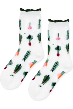 hansel from basel Yachae Sheer Crew Socks in at Nordstrom