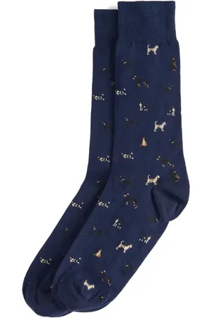 Barbour Mavin Dog Cotton Blend Crew Socks in at Nordstrom, Size Large