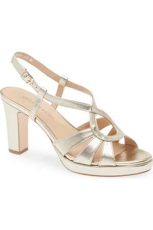 Regarde le ciel Martina Slingback Platform Sandal in at Nordstrom, Size 6.5-7Us