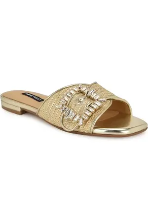 Nine West Laniey Slide Sandal in at Nordstrom, Size 5.5