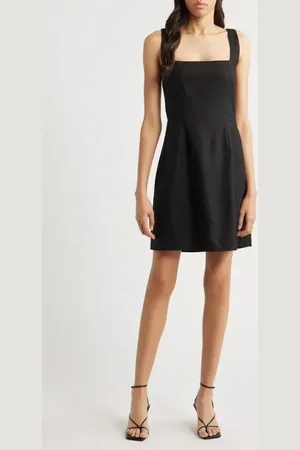 Charles Henry Sleeveless A-line Minidress in at Nordstrom, Size Large