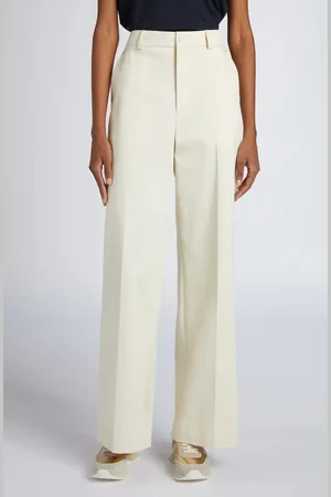 Moncler Cotton Stretch Twill Straight Leg Pants in at Nordstrom, Size 8 Us