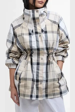Barbour Suri Check Showerproof Jacket in at Nordstrom, Size 10 Us