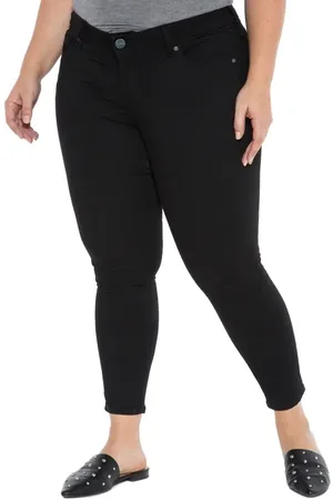 Slink High Waist Ankle Skinny Jeans in at Nordstrom, Size 14W