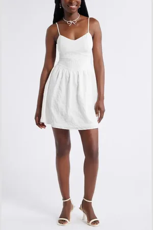 BP. Crinkle Sleeveless Minidress in at Nordstrom, Size Xx-Small