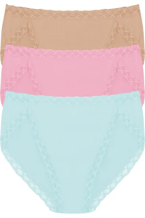 Natori Bliss Cotton French Cut Brief 3-Pack in at Nordstrom, Size Xx-Large