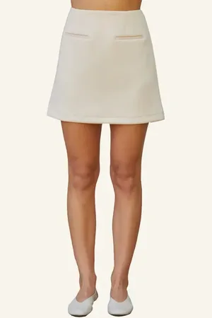 Crescent Scuba Mini Skirt in at Nordstrom, Size Small