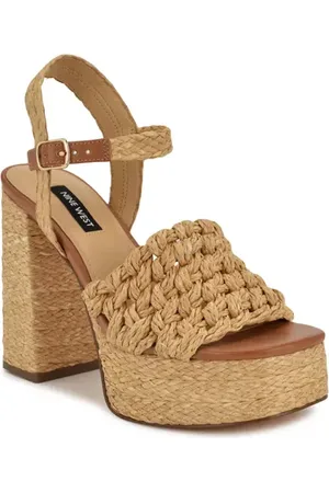 Nine West Vadyn Platform Wedge Sandal in at Nordstrom, Size 6