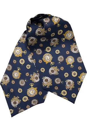 Elizabetta Gilded Keeper - Silk Ascot Cravat Tie for Men in at Nordstrom