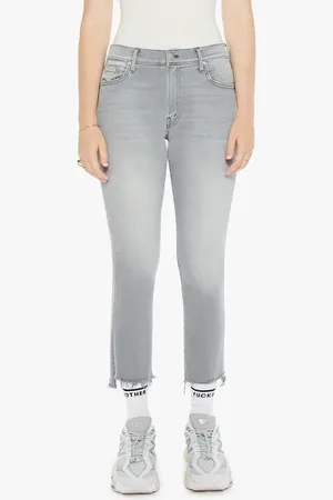 Mother The Insider Step Hem Crop Bootcut Jeans in at Nordstrom, Size 31