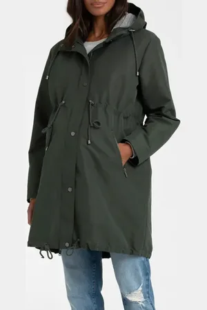 Séraphine Showerproof Maternity & Babywearing Parka in at Nordstrom, Size 14