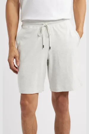 Daniel Buchler Heathered Stretch Cotton Lounge Shorts in at Nordstrom, Size Small