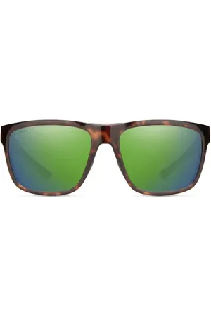Smith Barra 59mm ChromaPop??? Polarized Sunglasses in Tortoise /Green Mirror at Nordstrom