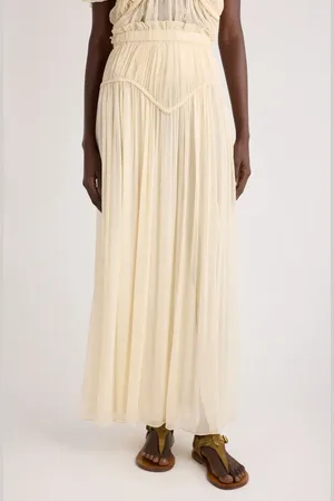 Isabel Marant Rolande Silk Gauze Skirt in at Nordstrom, Size 8 Us