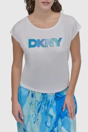DKNY Raised Logo Cotton Graphic T-Shirt in at Nordstrom, Size Medium