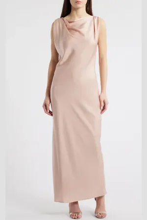 WAYF Katerina Draped Matte Satin Gown in at Nordstrom, Size Small