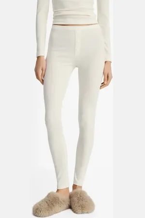 MANGO Rib Knit Pants in at Nordstrom, Size Large