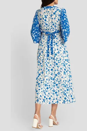 Séraphine Floral Maternity/Nursing Midi Dress in at Nordstrom, Size 8