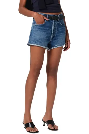 Citizens of Humanity Marlow High Waist Denim Cutoff Shorts in at Nordstrom, Size 29