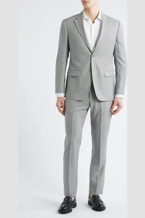 Emporio Armani M??lange Wool Suit at Nordstrom, Size 38 Us