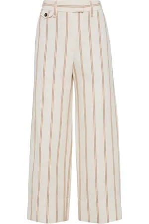 Brunello Cucinelli Regimental trousers at Nordstrom, Size 48 It