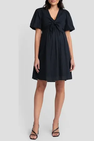 Séraphine Tie Front Maternity/Nursing Minidress in at Nordstrom, Size 4