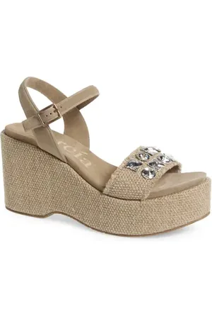 Pedro Garcia Delina Ankle Strap Platform Wedge Sandal in at Nordstrom, Size 6.5Us