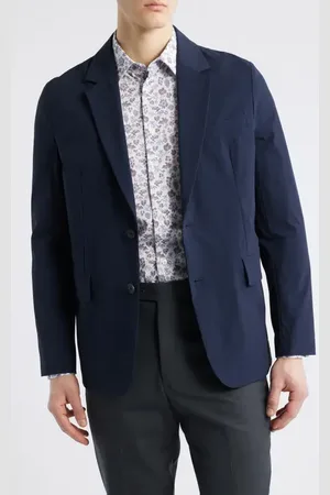 Paul Smith Solid Water Repellent Stretch Nylon Sport Coat at Nordstrom, Size 46 Us