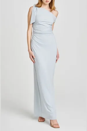 WAYF Say Less Ruched One-Shoulder Maxi Dress in at Nordstrom, Size X-Large